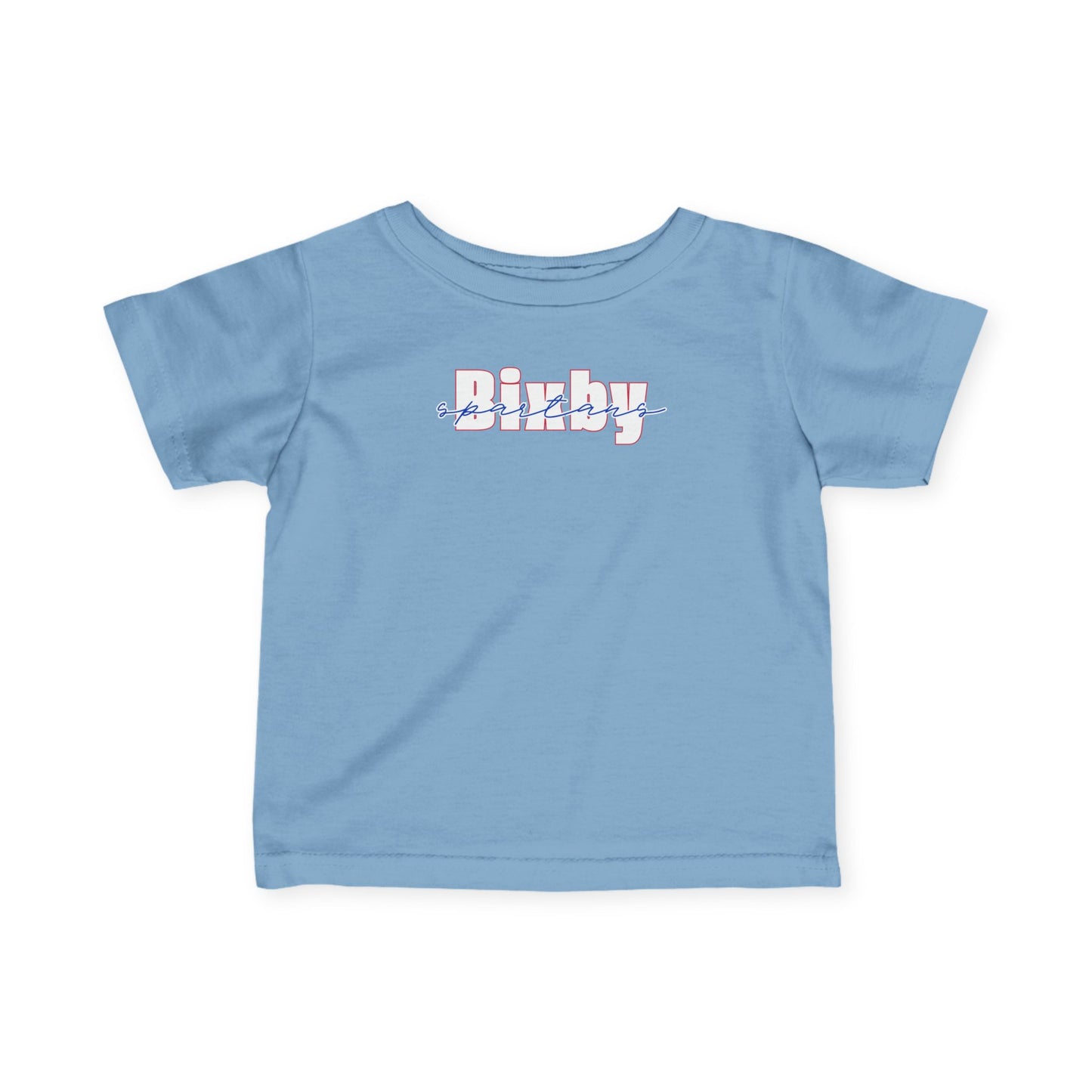 Bixby Spartans Cursive Infant Rabbit Skins Tee