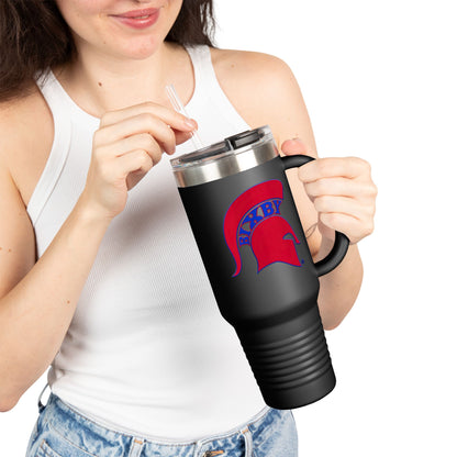 Spartan Red Logo 40 Ounce Insulated Travel Mug
