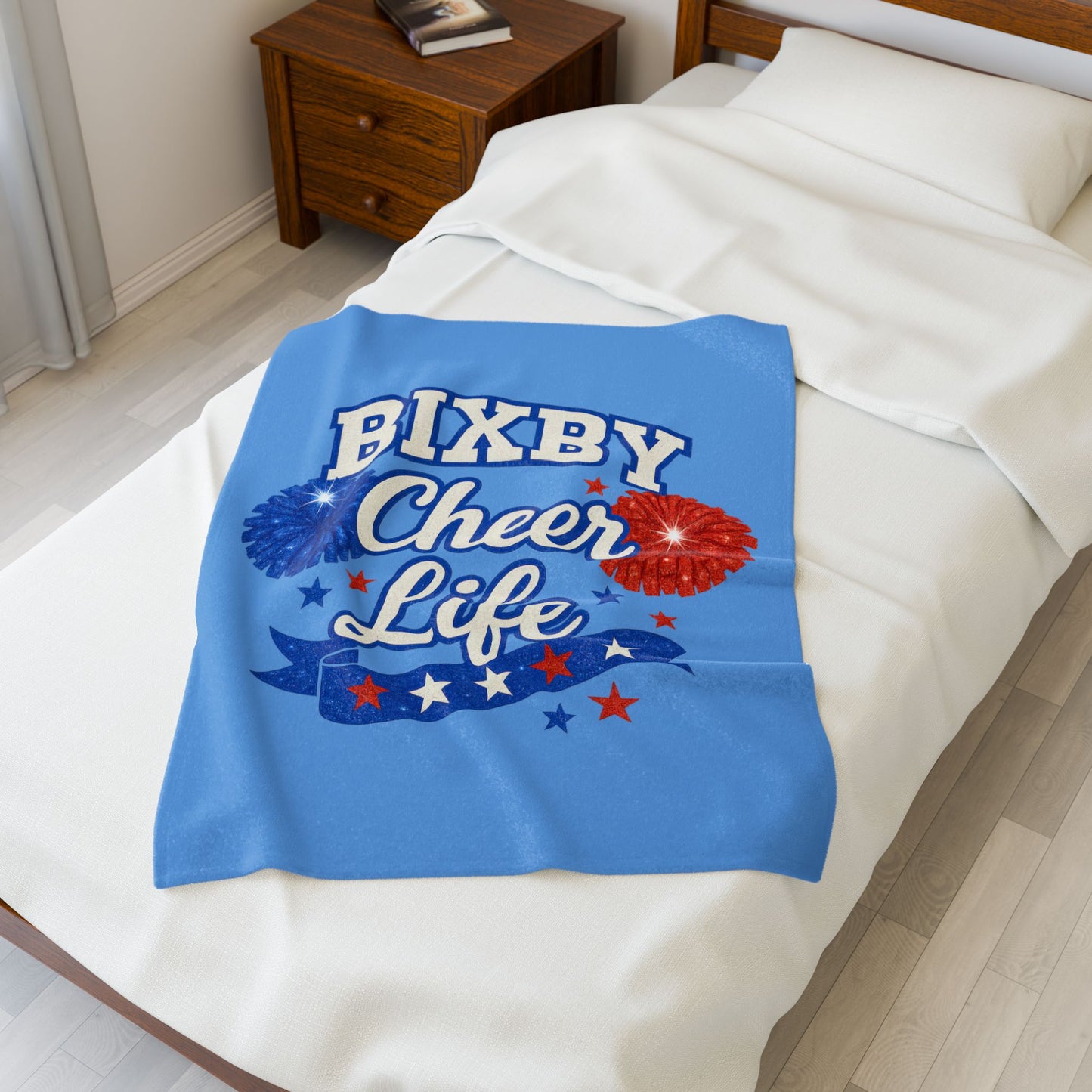 Bixby Cheer Life Velveteen Plush Blanket