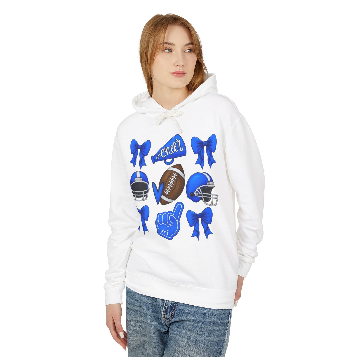 Bixby Spartan Cheer & Football Comfort Colors Hoodie