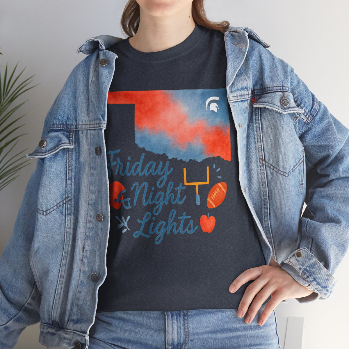 Friday Night Lights Bixby OK Watercolor Gildan Tee