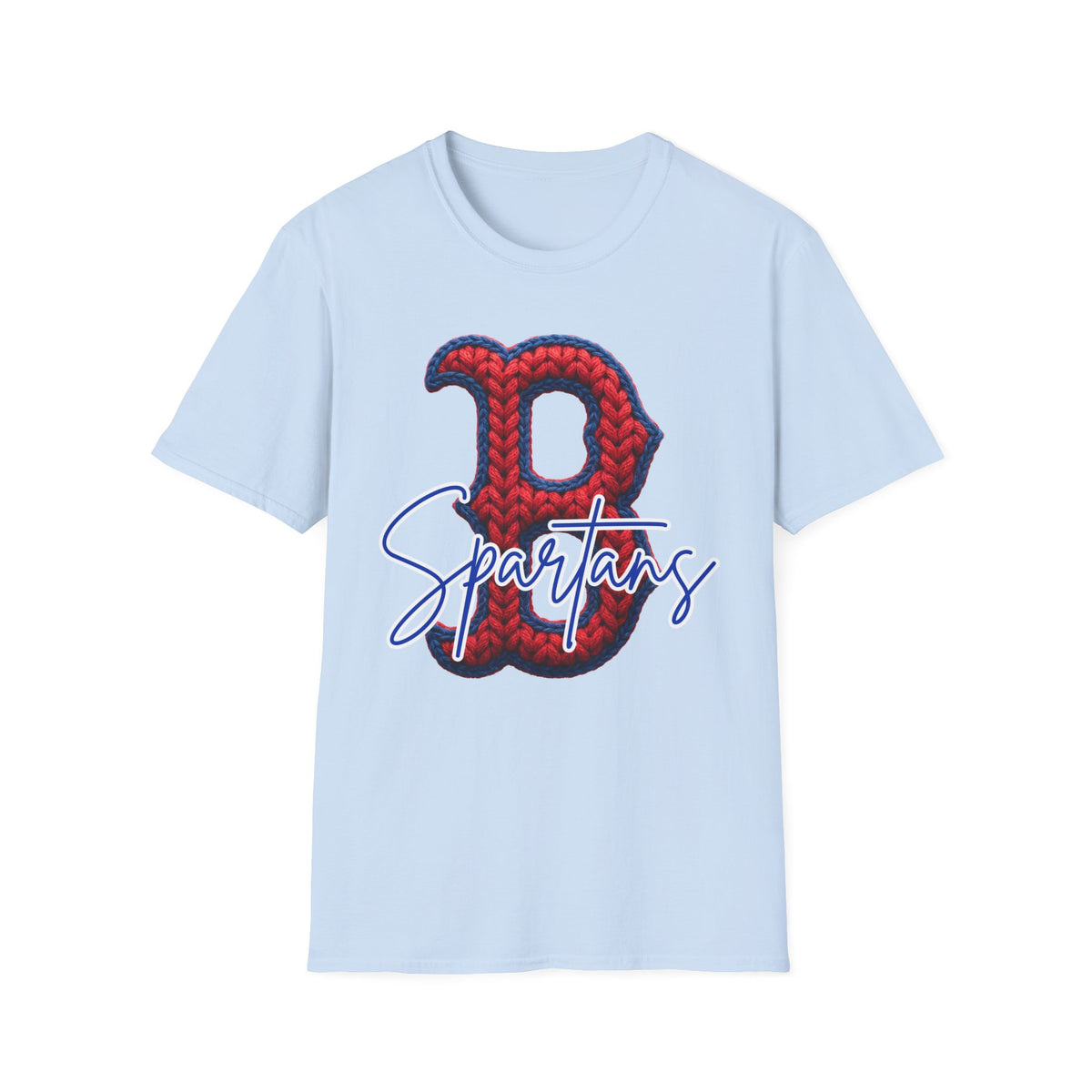 Bixby Spartans Script 'B' Logo Softsyle Tee