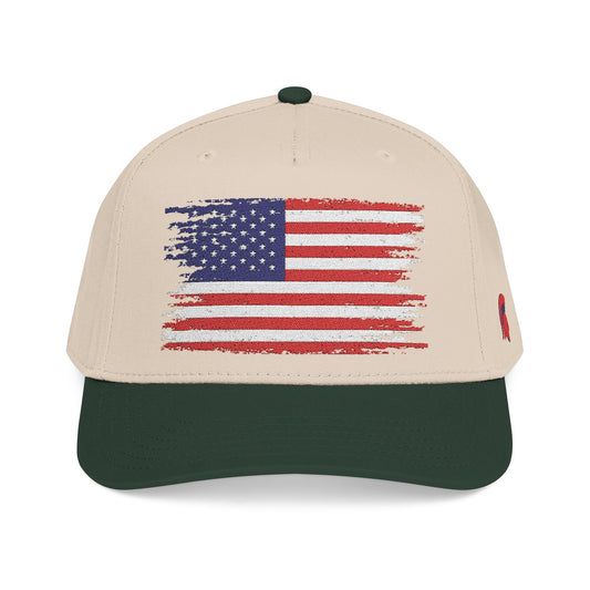 Bixby Spartans American Flag Spartan Cap