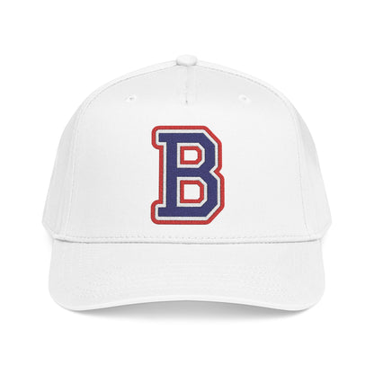 Bixby Spartans Embroidered Structured Ball Cap, Varsity B