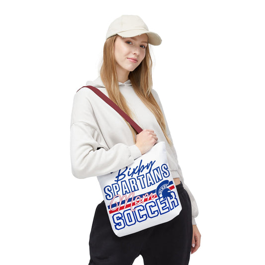 Bixby Spartans Soccer Mom Polyester Tote Bag