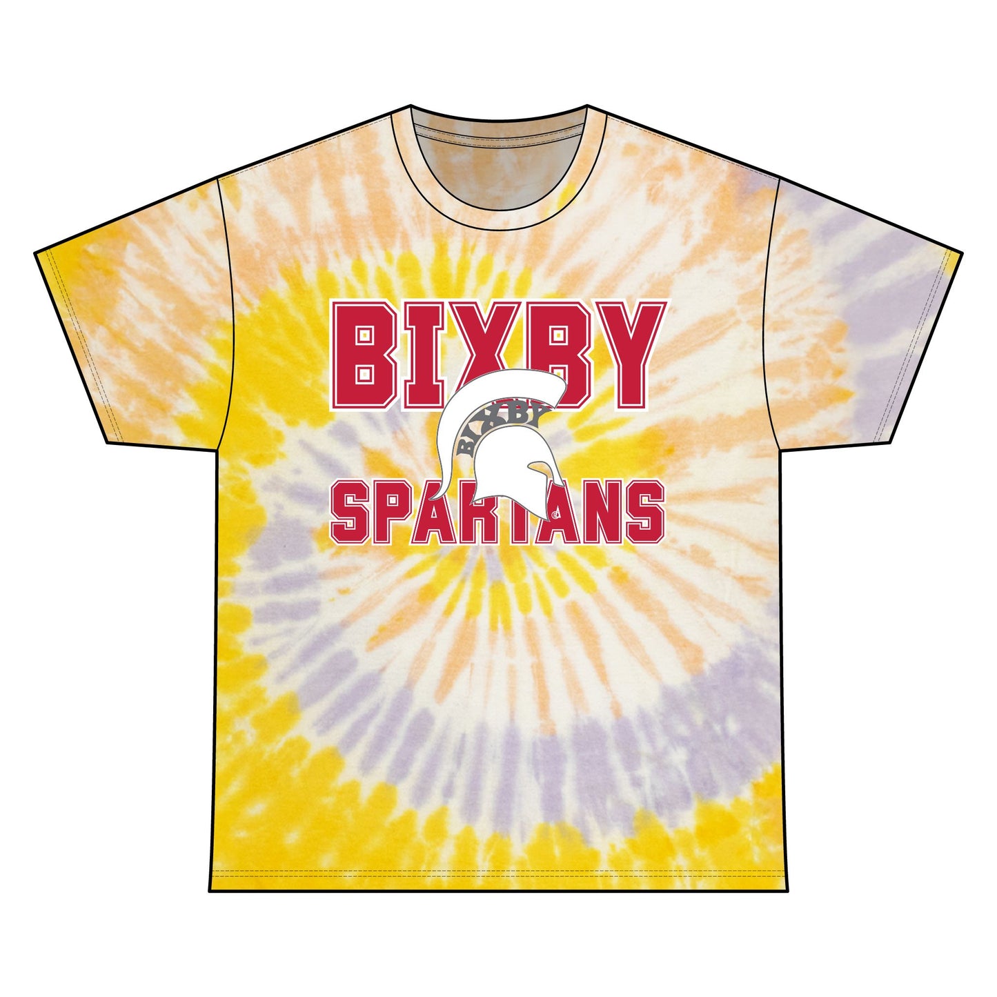 Bixby Spartan Tie-Dye Gildan Tee