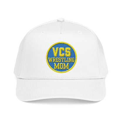 Wrestling Mom Baseball Cap – "VCS Wrestling Mom" Embroidered Mid-Profile Hat