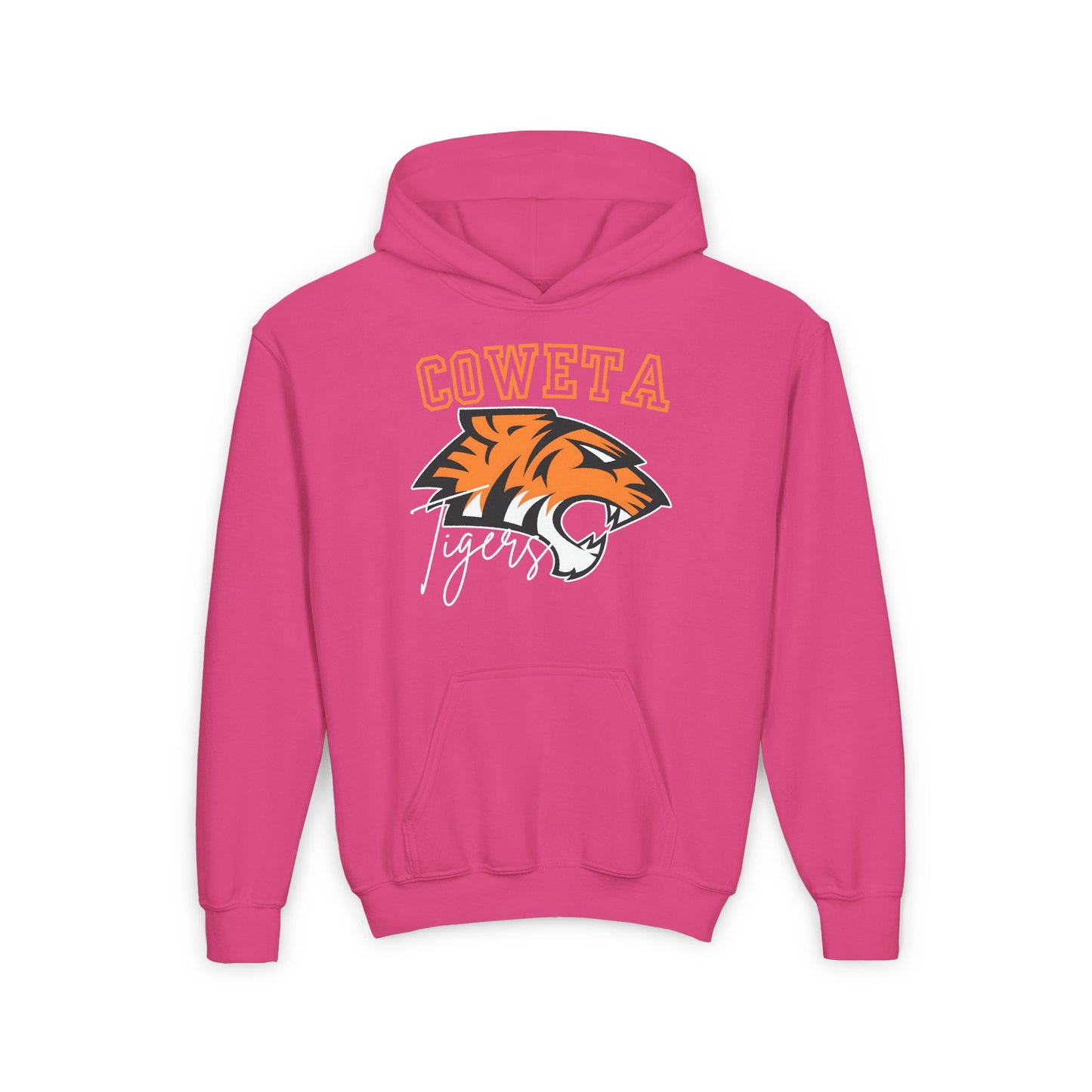 Coweta Tigers Youth Crewneck Gildan Hoodie