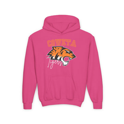 Coweta Tigers Youth Crewneck Gildan Hoodie