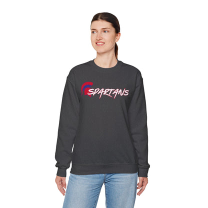 Spartans Red Logo Gildan Sweatshirt