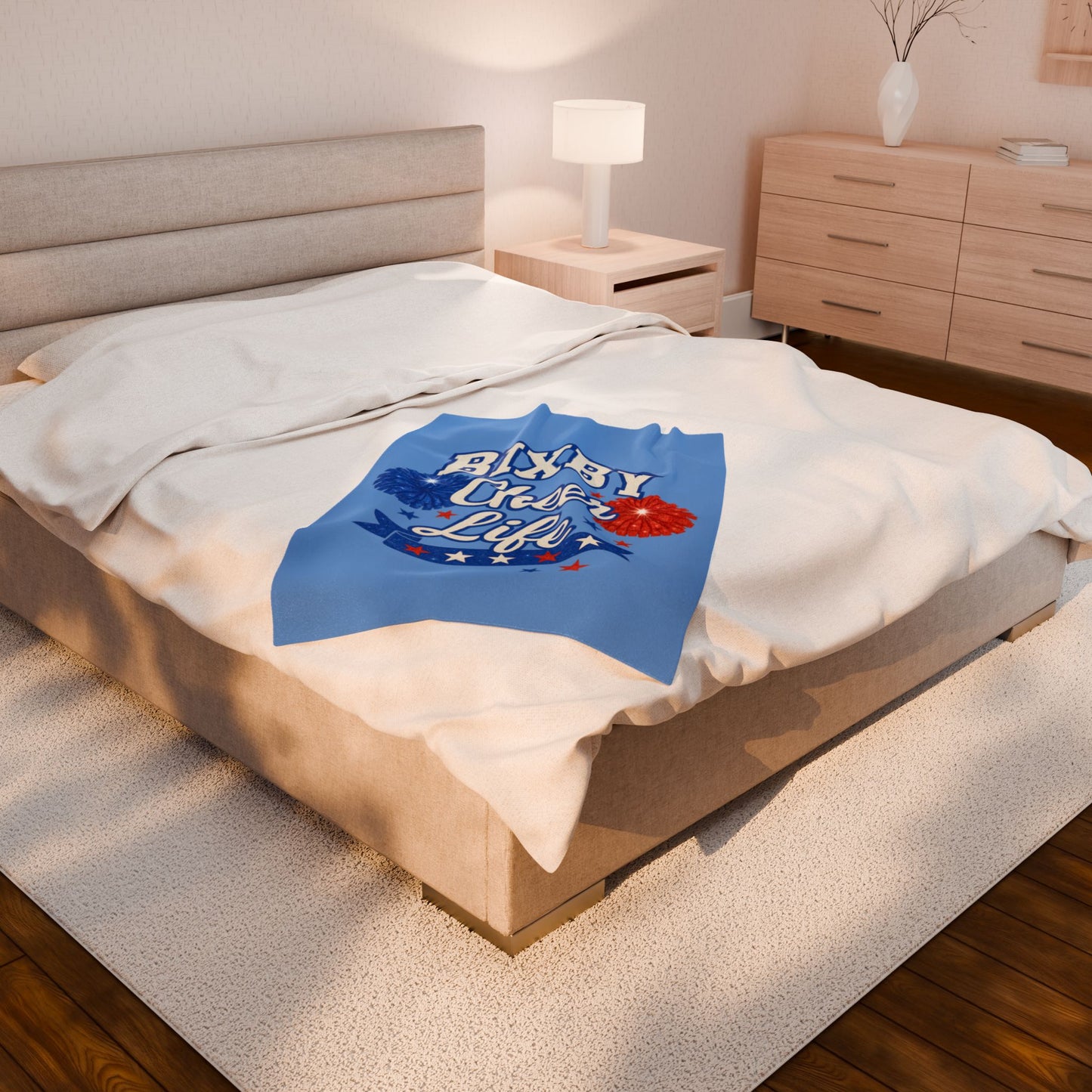 Bixby Cheer Life Velveteen Plush Blanket