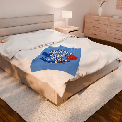 Bixby Cheer Life Velveteen Plush Blanket