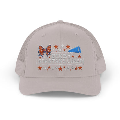 Bixby Spartans Cheer Embroidered Trucker Snapback