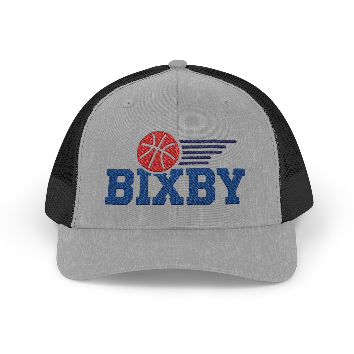 Bixby Spartans Basketball Embroidered Trucker Snapback