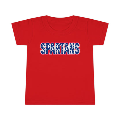 Spartans Patriotic Toddler Gildan Tee