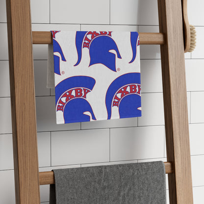 Blue Spartan Logo Rally Towel
