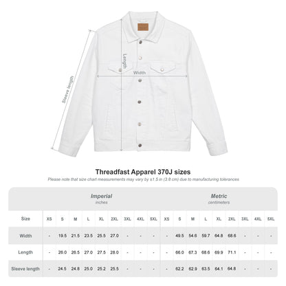 Spartan Red Logo Premium Class Denim Jacket