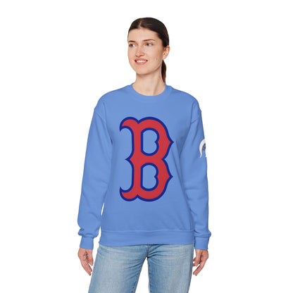 Vintage "B" Sweatshirt with Spartan Sleeve Logo