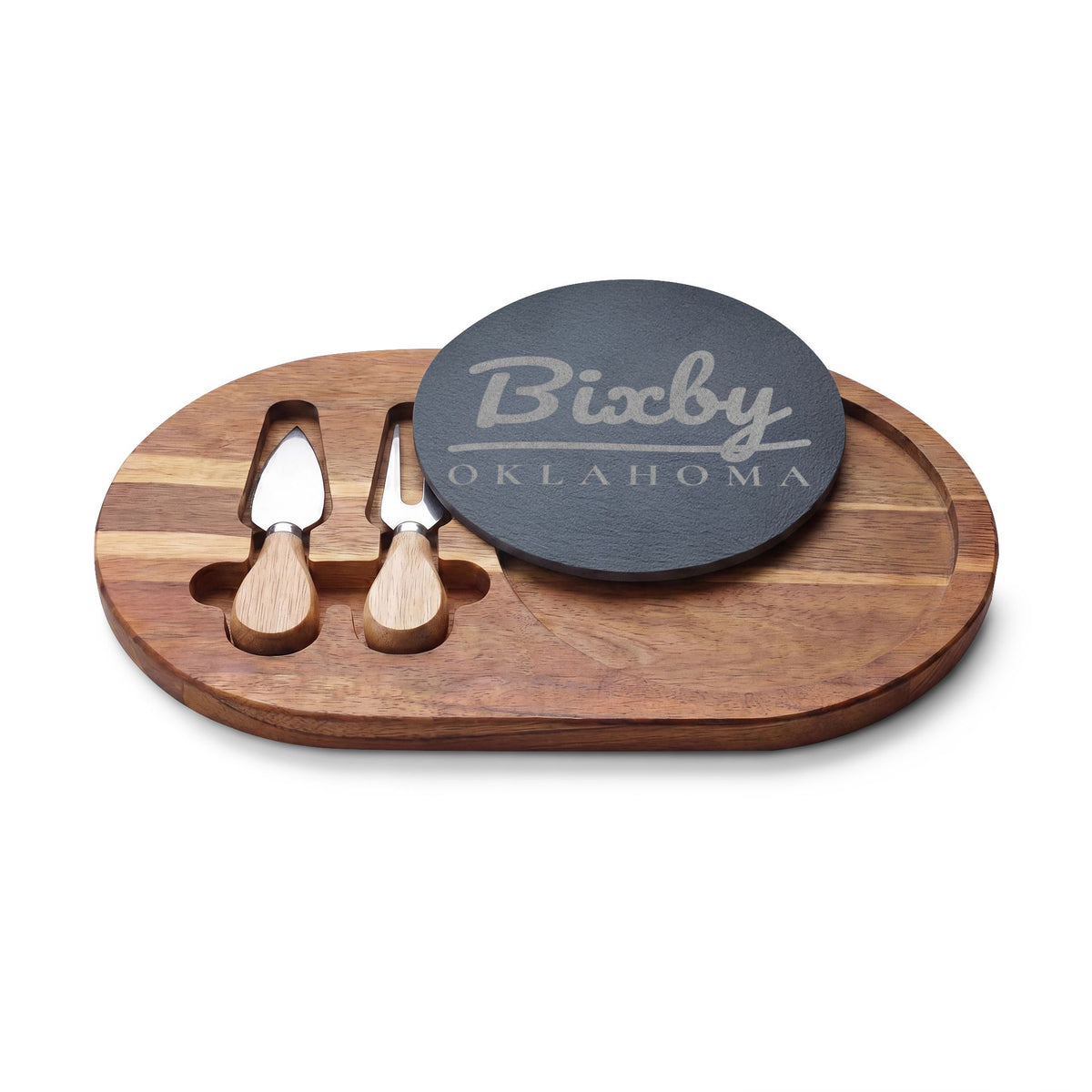 Bixby Garden Script Engraved Charcuterie Board