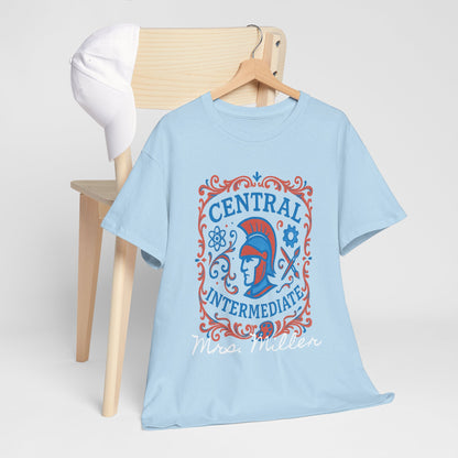 Ornate Central Intermediate Personalized Spartan Gildan Tee