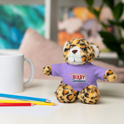 Bixby Oklahoma Spartan Stuffed Animal Logo