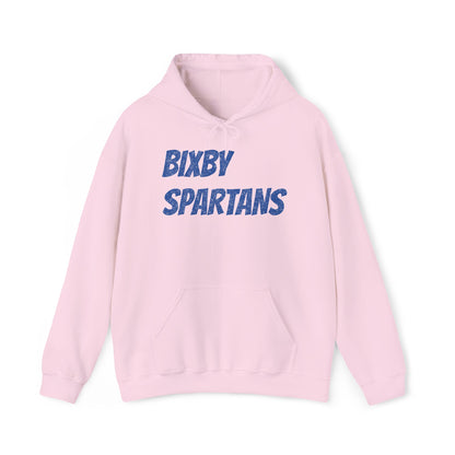 Bixby Spartans Glitter Ink Hoodie - School Spirit Pullover for Students & Fans