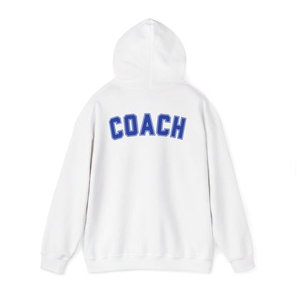 Bixby Spartans Basketball Gildan Hoodie with Back Coach Print