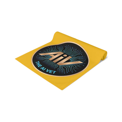 The AI Vet Round Logo Table Runner