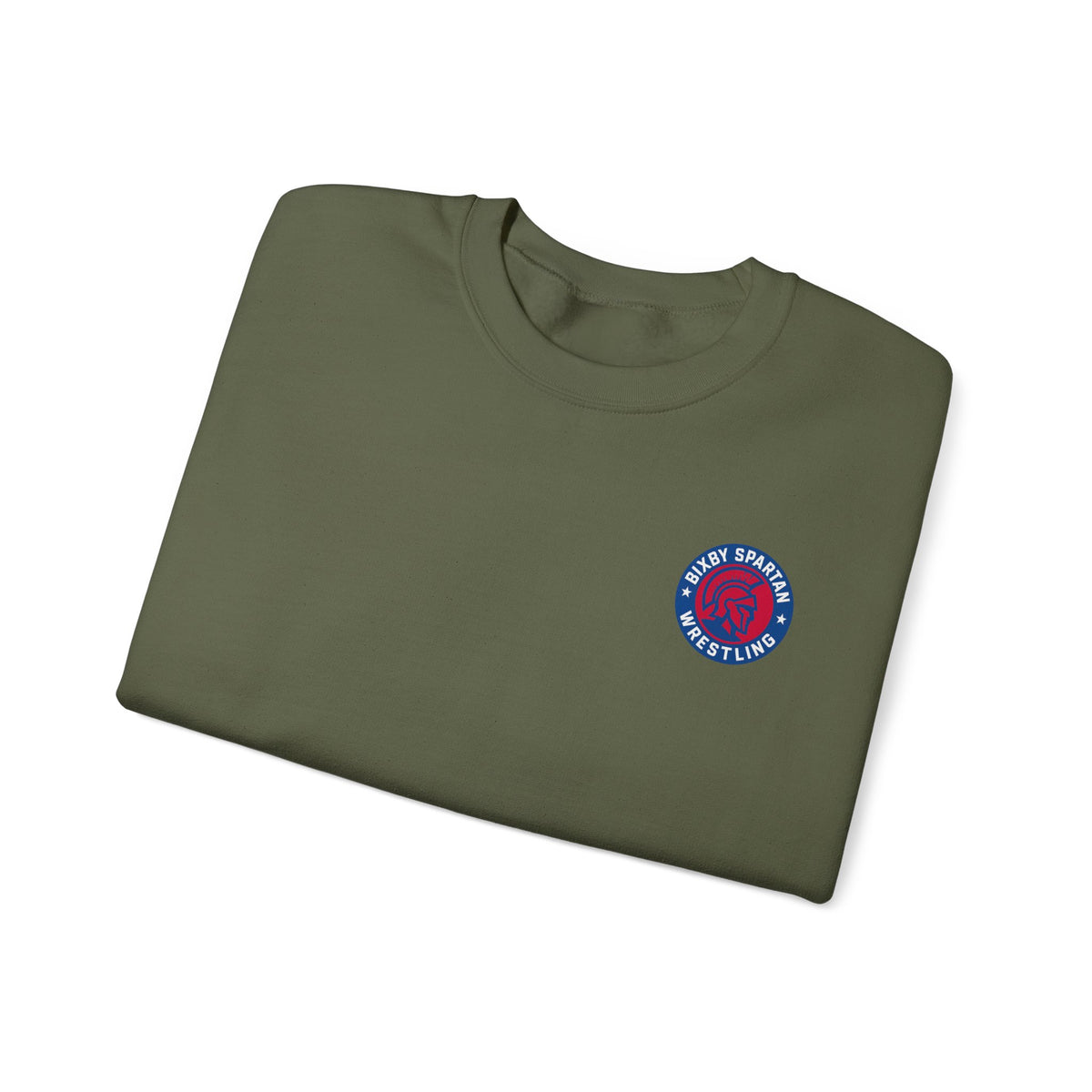 Bixby Spartans Blood Sweat Spartan Wrestling Sweatshirt