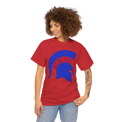 Spartan Blue Logo Gildan Tee