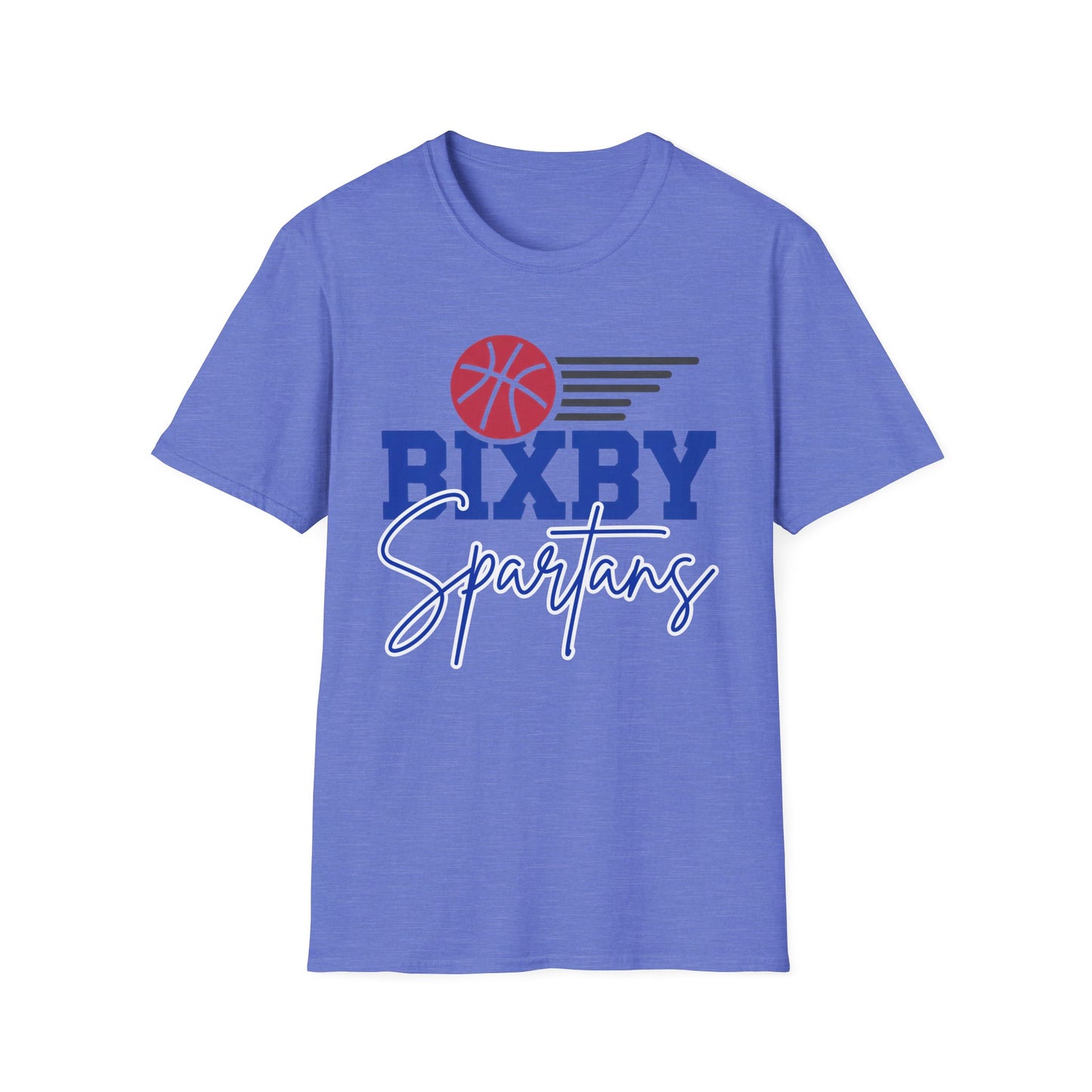 Bixby Spartans Basketball Softstyle Gildan Tee