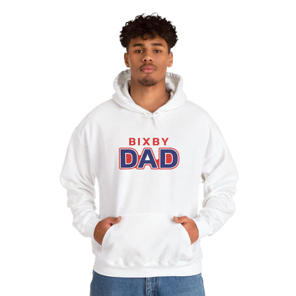 Bixby Dad Hoodie Embroidered Vintage Varsity Dad Sweatshirt, Father’s Day Gift