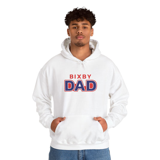 Bixby Dad Hoodie Embroidered Vintage Varsity Dad Sweatshirt, Father’s Day Gift