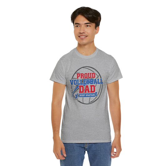 Bixby Spartan Volleyball Dad Tee
