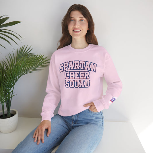 Spartan Cheer Squad With Sleeve Print Gildan Sweatshirt