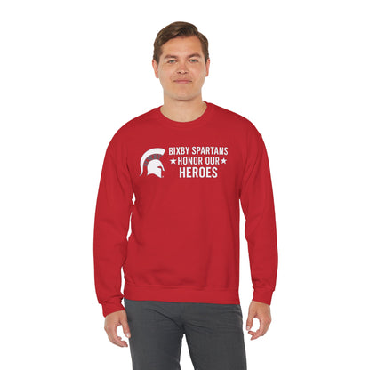 Spartans Honor Our Heroes Military Appreciation Gildan Sweatshirt