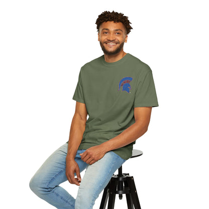 Bixby Spartan Red Embroidered Logo Comfort Colors Tee