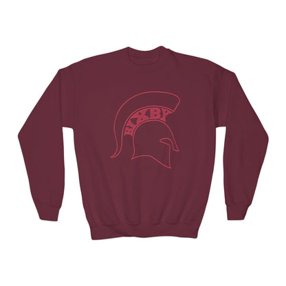 Youth Bixby Spartan Helmet Gildan Sweatshirt