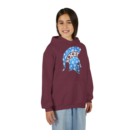 Bixby Spartan Winterfrost Youth Gildan Hoodie