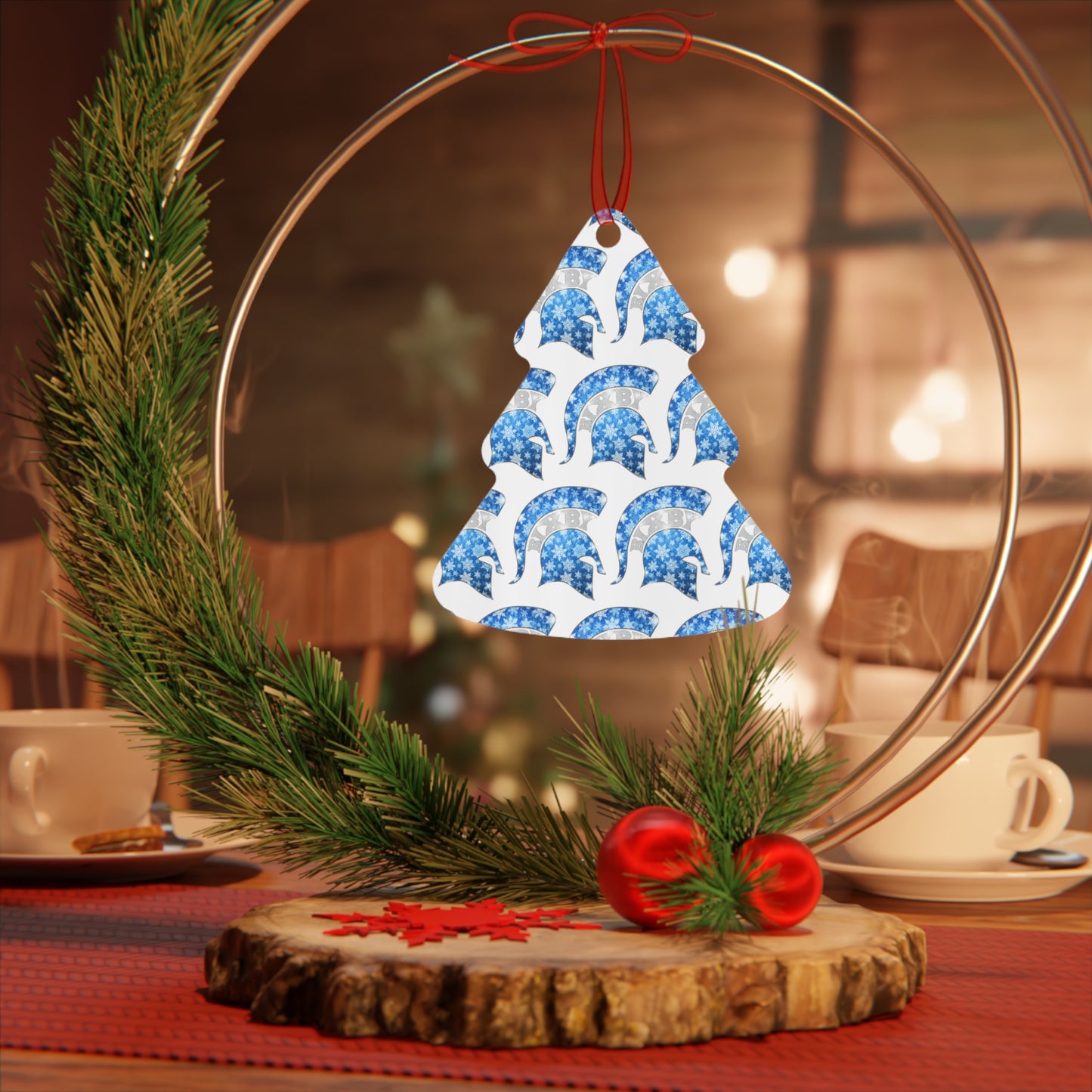 Spartan Winterfrost Metallic Christmas Tree Ornament