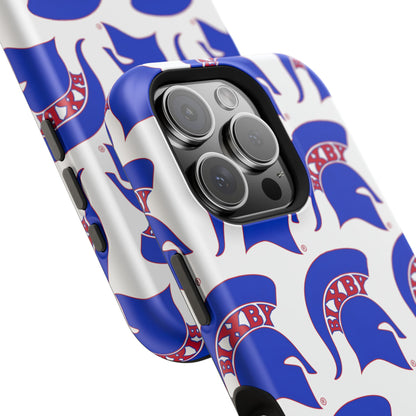 Bixby Spartan Blue Logo Impact Resistant iPhone Case