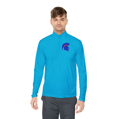 Spartan Blue Logo Sport-Tek Quarter-Zip Pullover