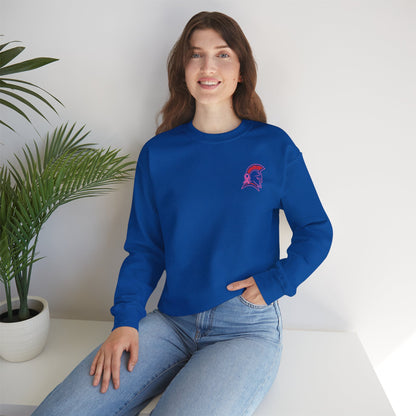 Spartan Small Helmet Breast Cancer Awareness Gildan Sweatshirt