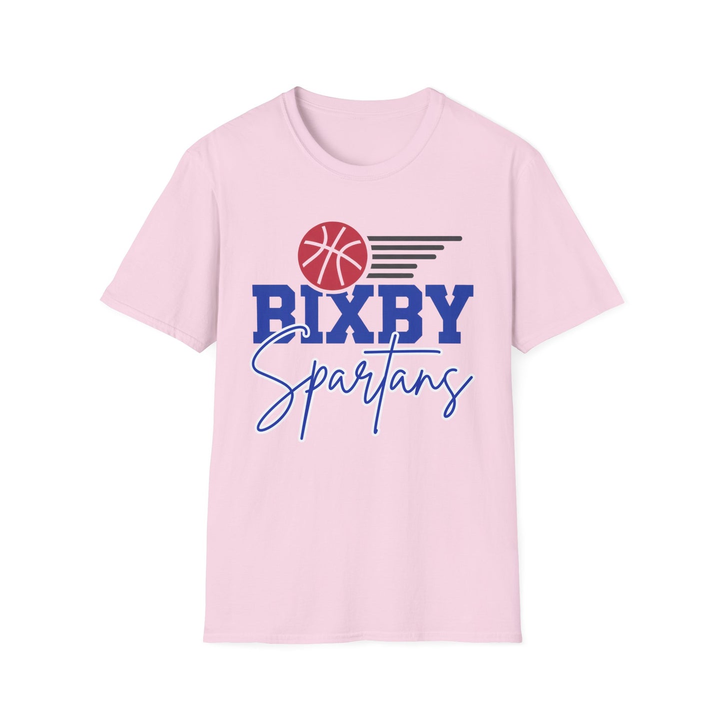 Bixby Spartans Basketball Softstyle Gildan Tee