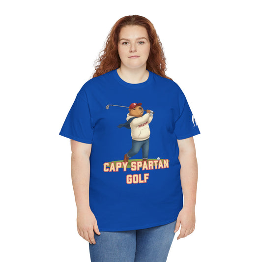 Capy Spartan Golf Gildan Tee