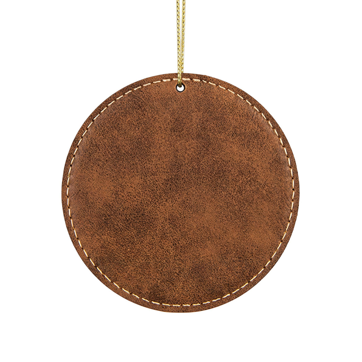 Bixby Garden Script Engraved Leatherette Ornament