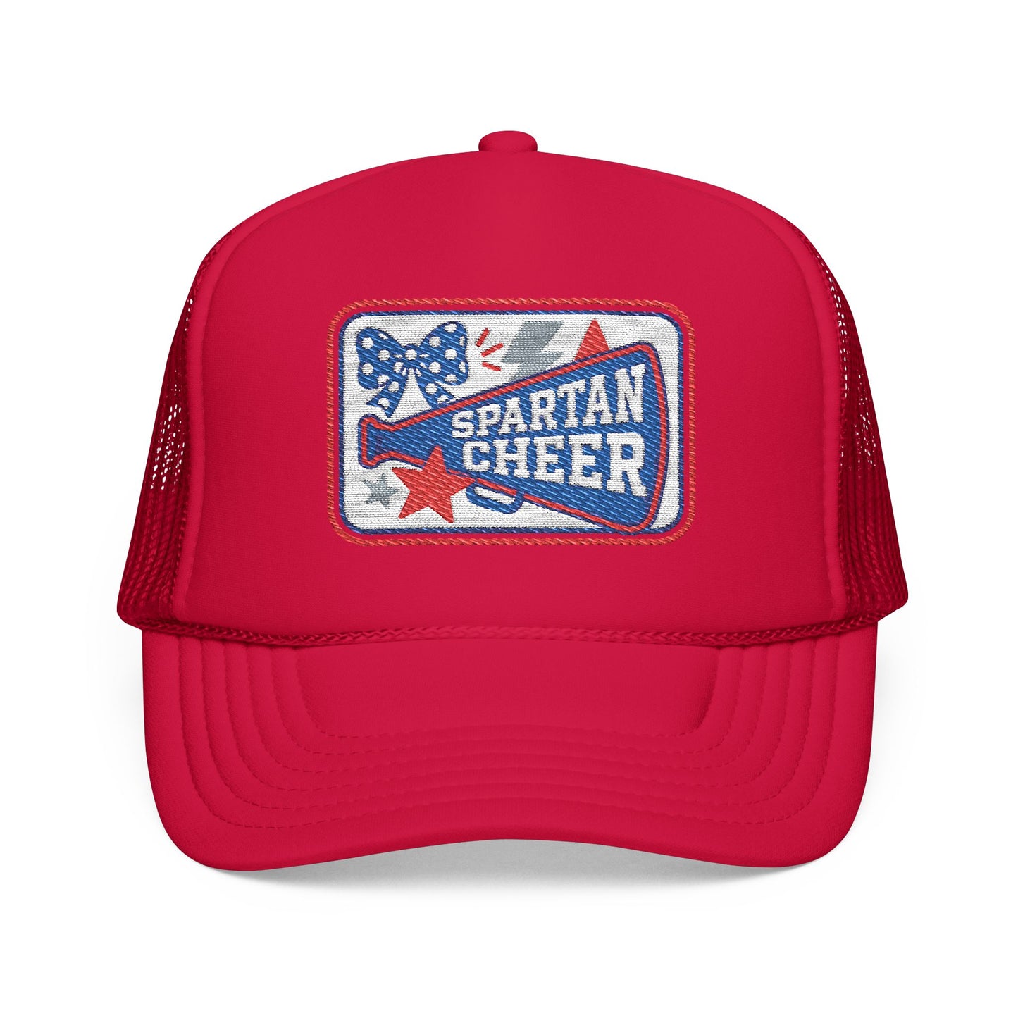 Spartan Cheer Embroidered Foam Trucker Hat