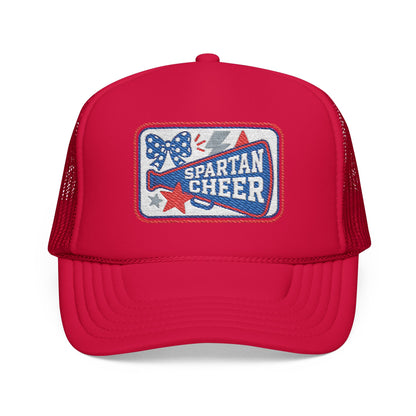 Spartan Cheer Embroidered Foam Trucker Hat