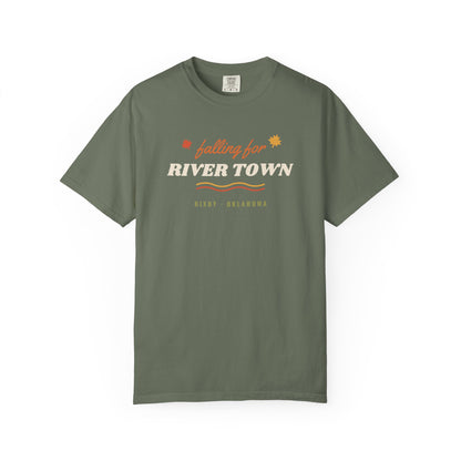 Falling for River Town Comfort Colors Tee
