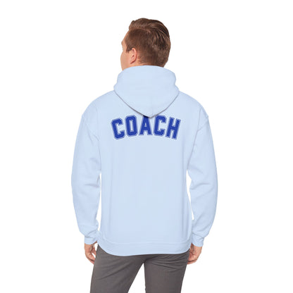 Bixby Spartans Basketball Gildan Hoodie with Back Coach Print